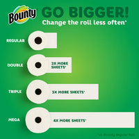 Bounty Select-A-Size Paper Towels, 6 Double Rolls, White